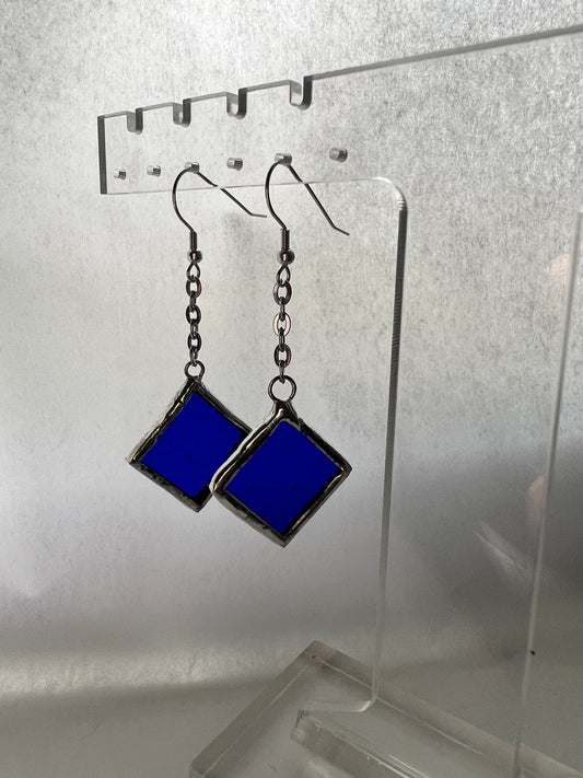 Small diamond earrings