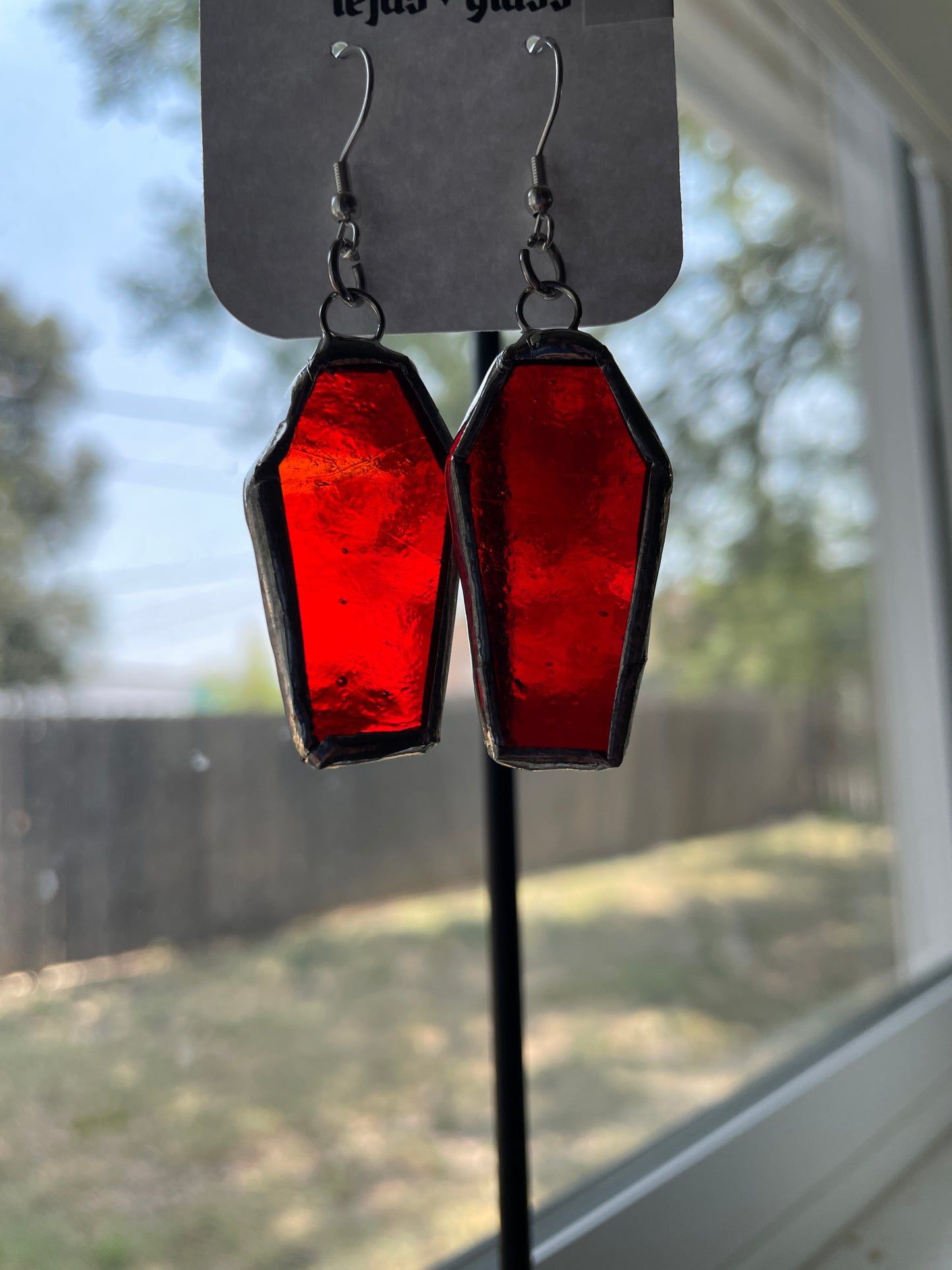 Coffin Earrings