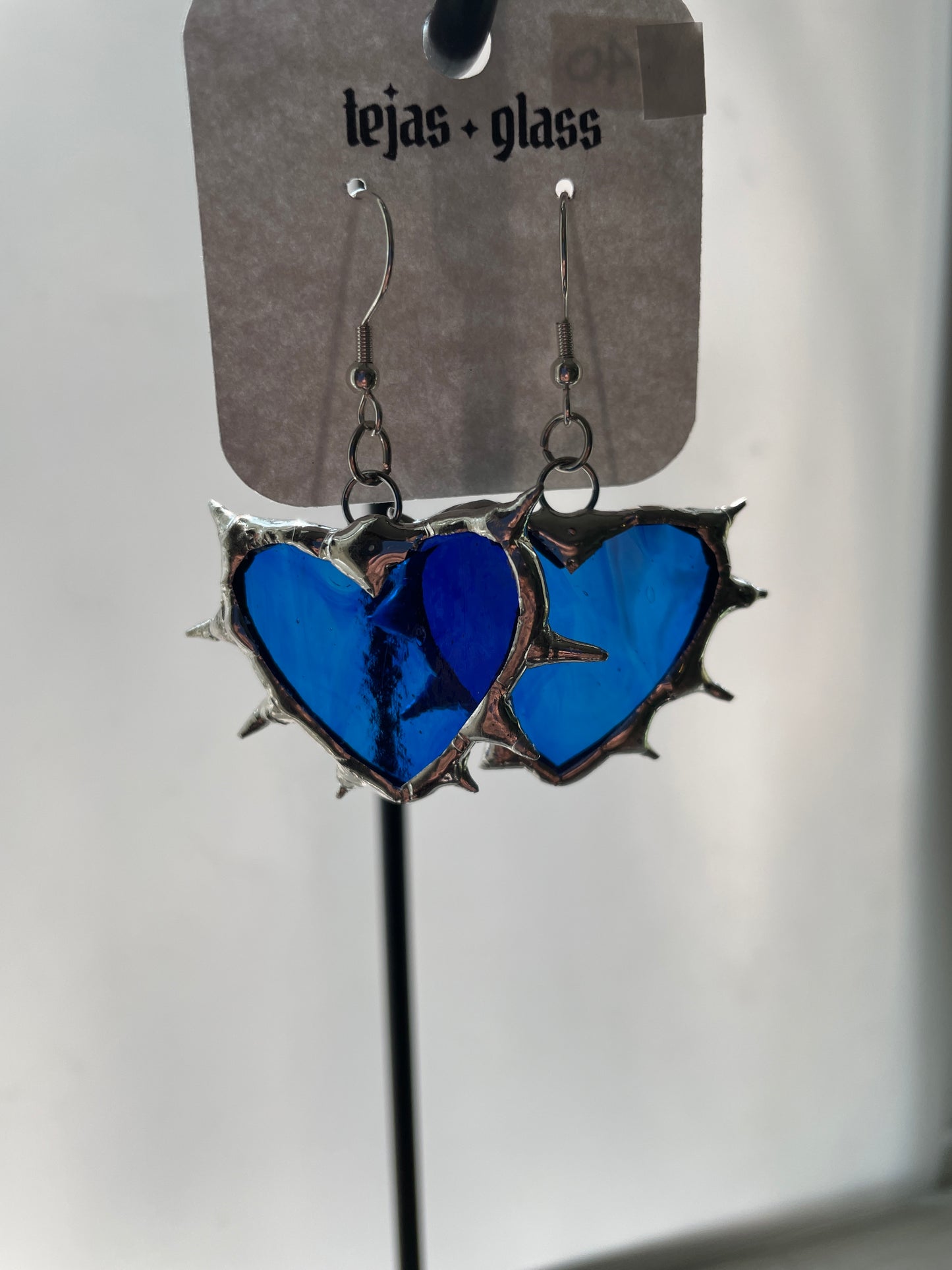 Spiked Heart Earrings