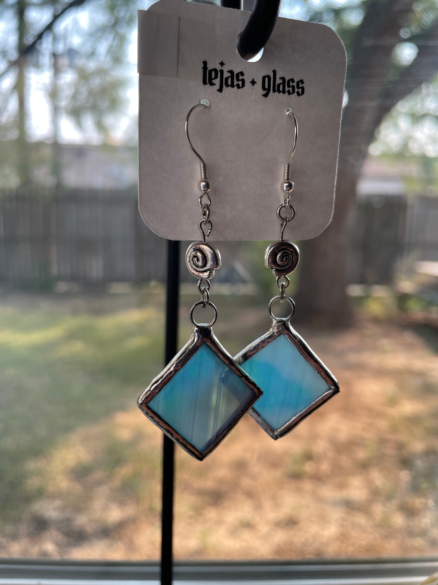 Small diamond earrings