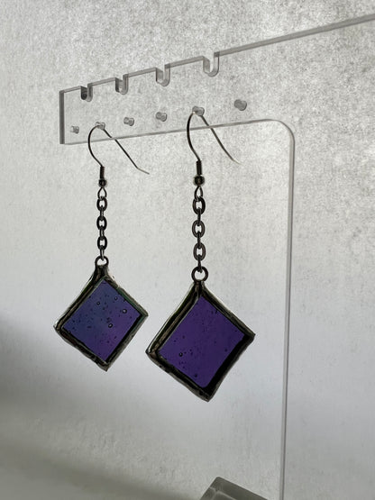 Small diamond earrings