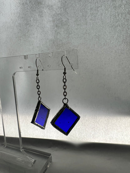 Small diamond earrings