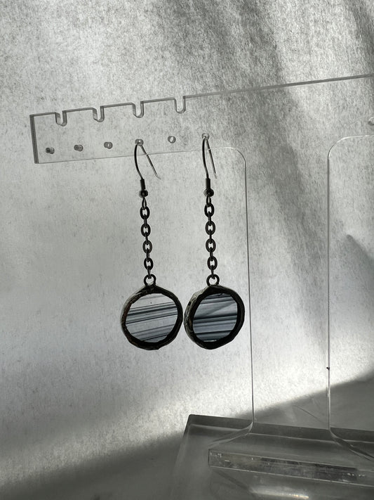 Small circle earrings