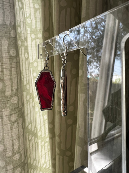 Coffin Earrings