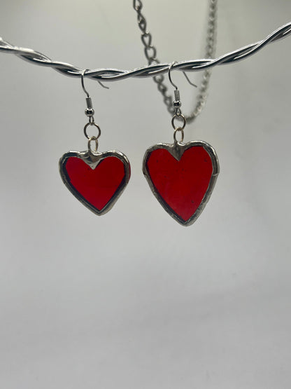 Asymmetrical Heart Earrings