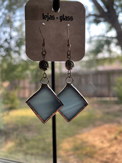 Small diamond earrings