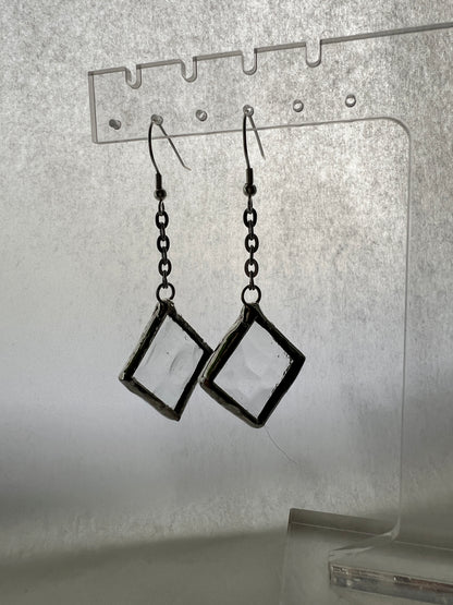 Small diamond earrings