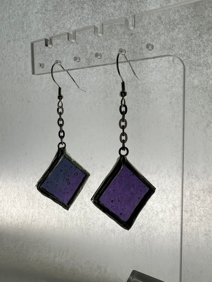 Small diamond earrings