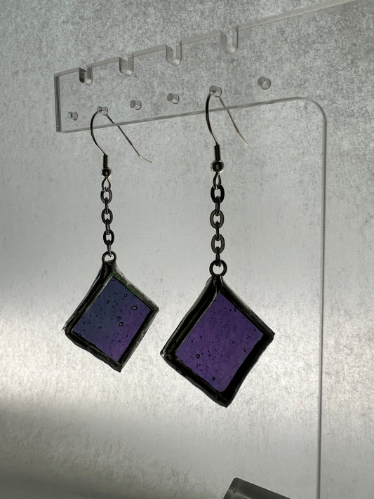 Small diamond earrings