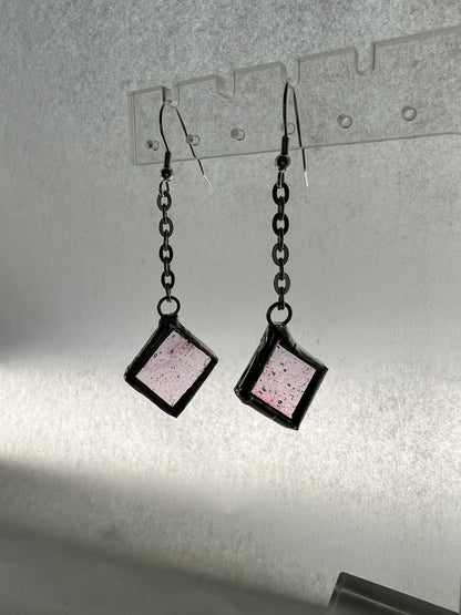 Small diamond earrings