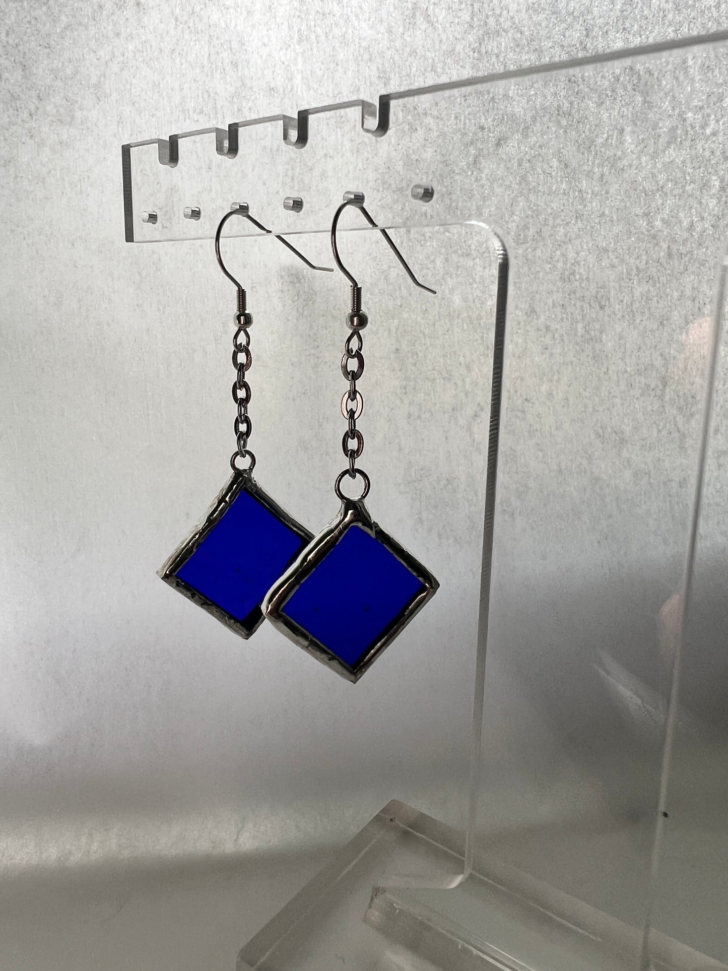 Small diamond earrings