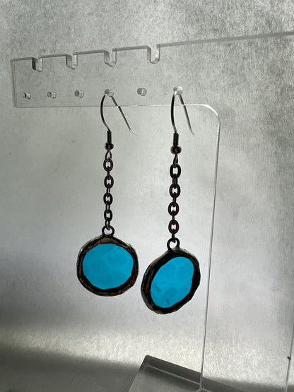 Small circle earrings