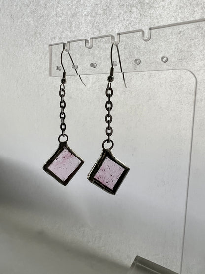Small diamond earrings