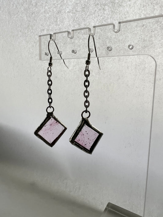 Small diamond earrings