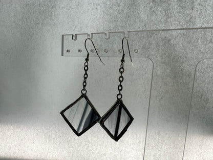 Small diamond earrings