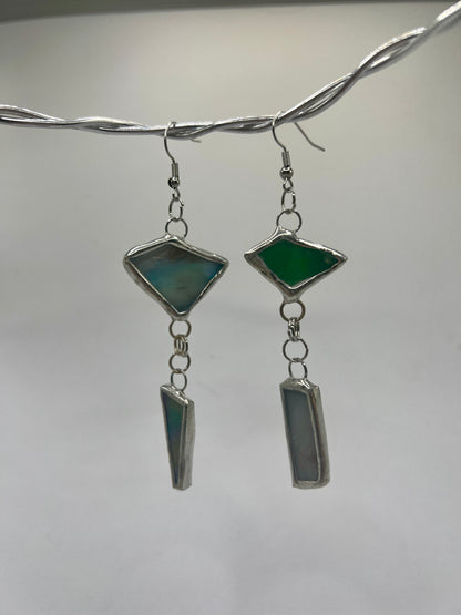 Long Abstract Earrings