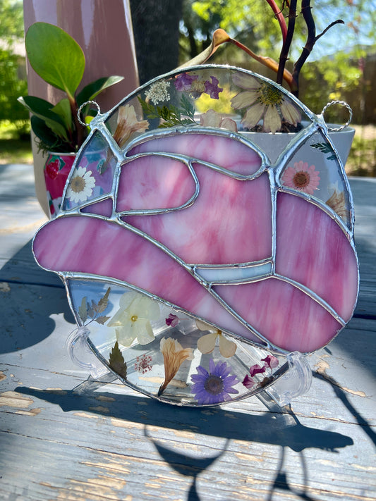 Cowboy Hat Oval Panel