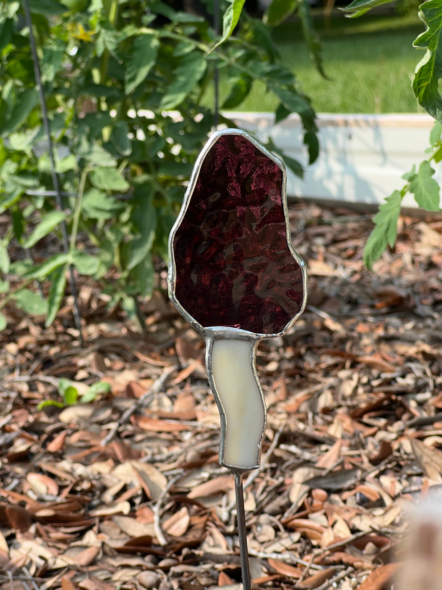 Mushroom Plant Stake