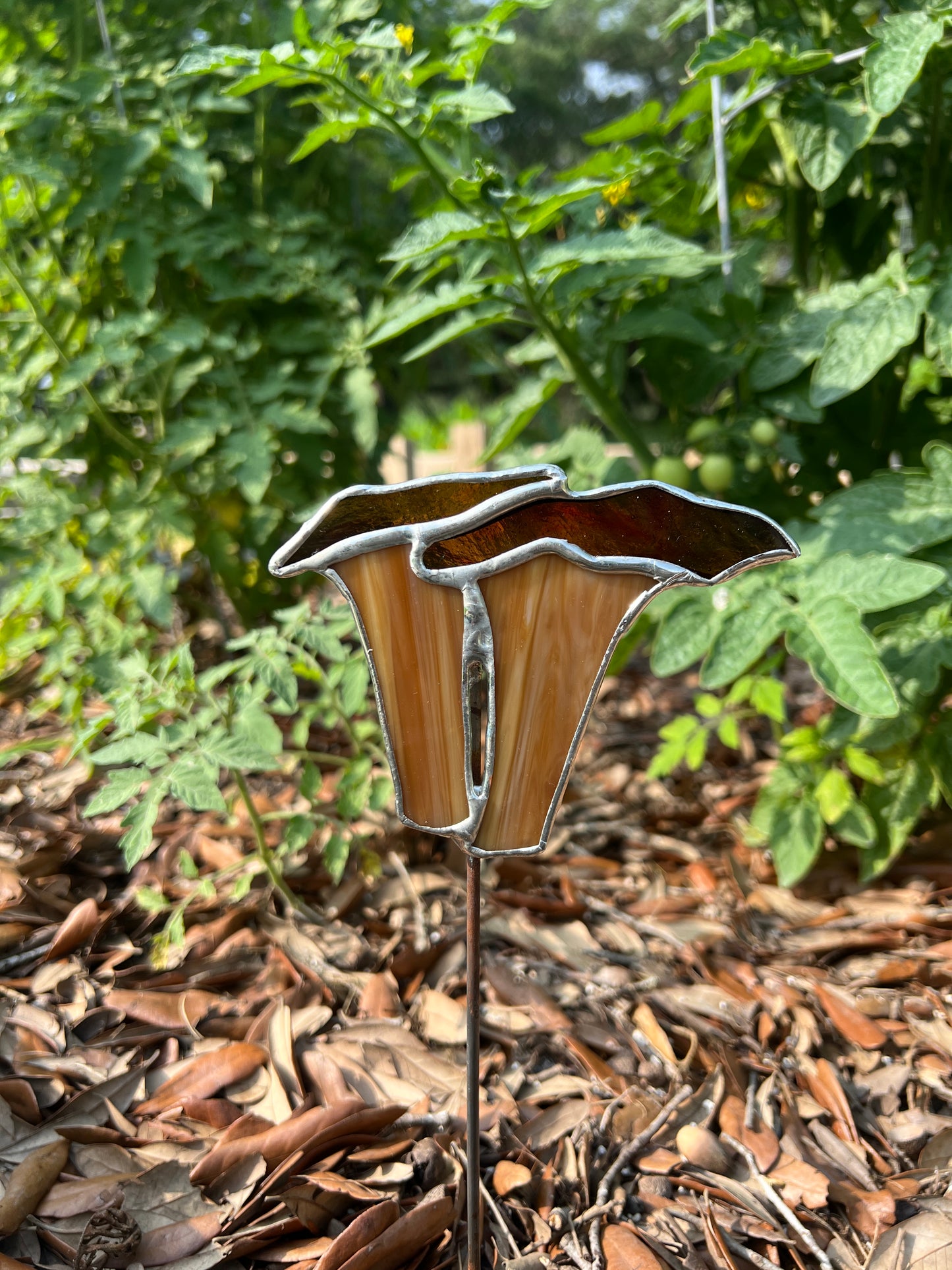 Mushroom Plant Stake