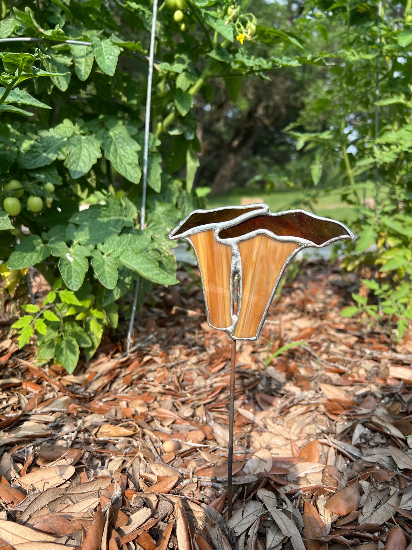 Mushroom Plant Stake