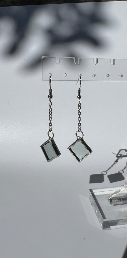 Small Mirror Earrings