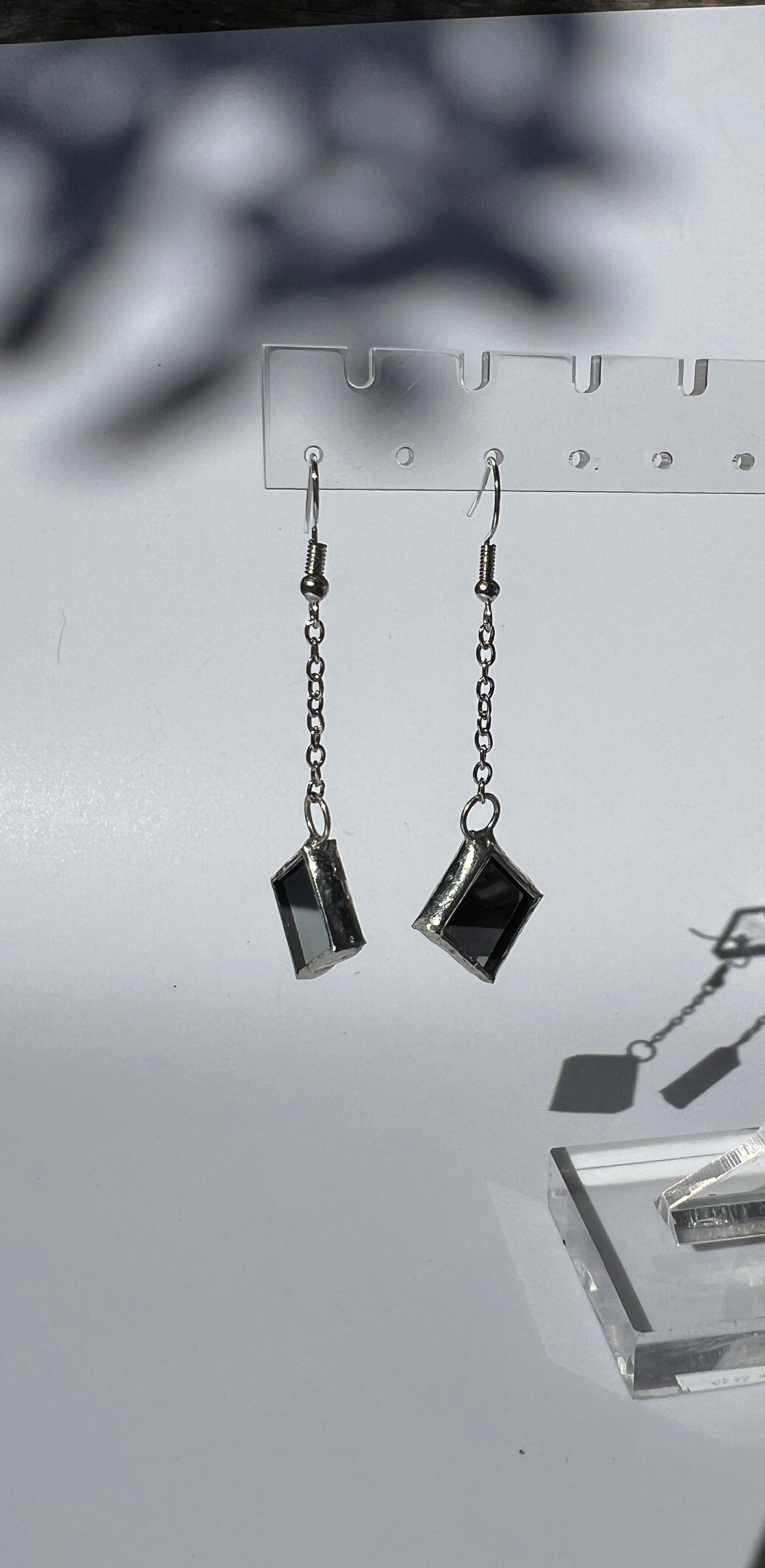 Small Mirror Earrings