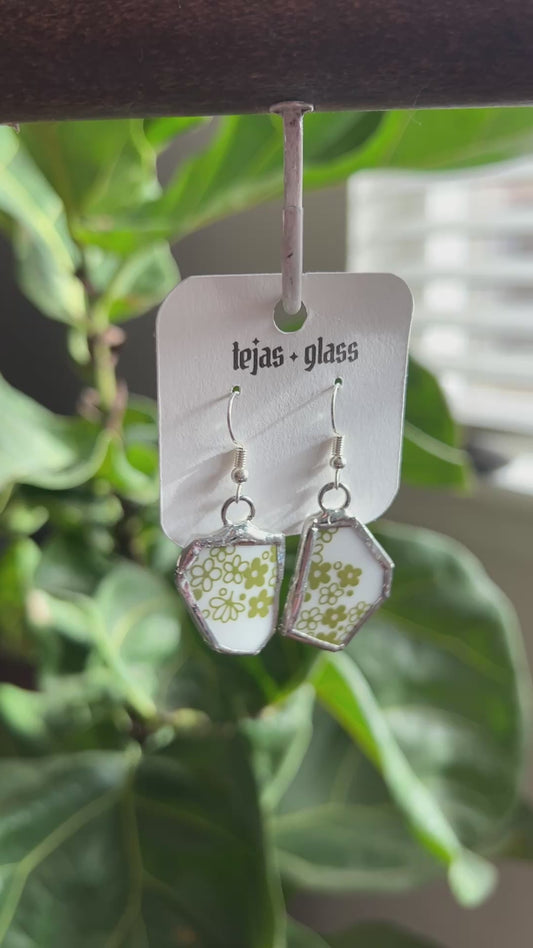 Vintage Pyrex Earrings